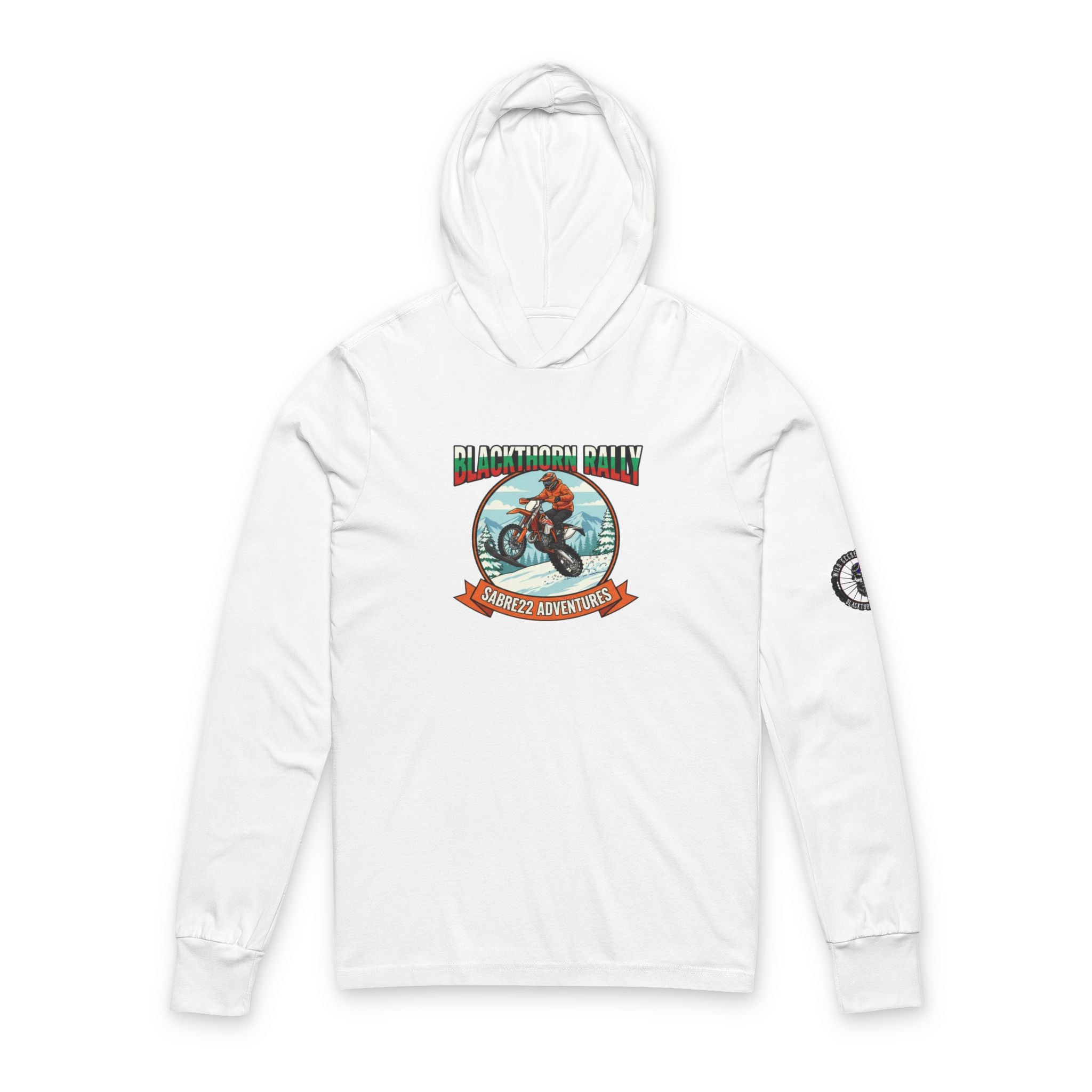 SABRE22 Blackthorn Rally Hooded Long Sleeve Tee Limited edition