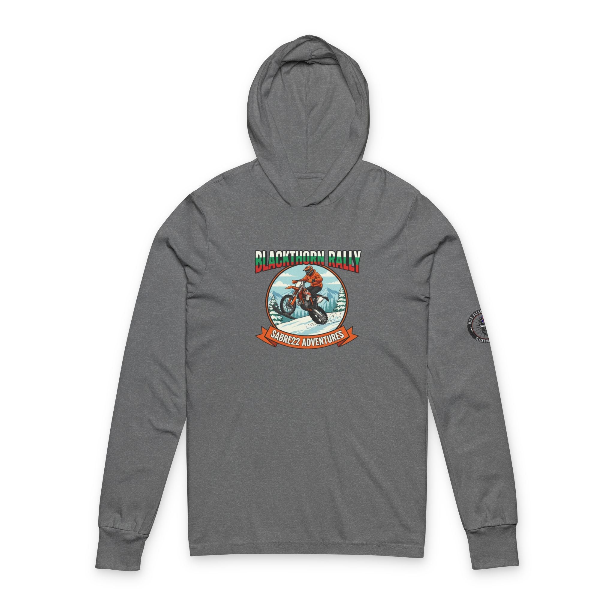 SABRE22 Blackthorn Rally Hooded Long Sleeve Tee Limited edition