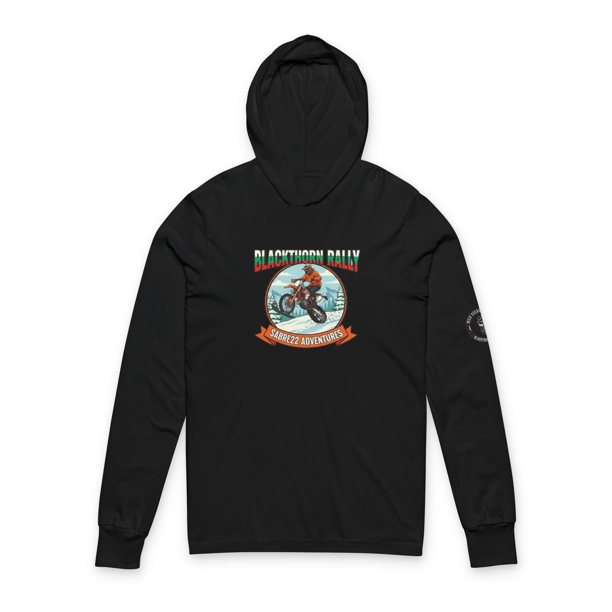 SABRE22 Blackthorn Rally Hooded Long Sleeve Tee Limited edition