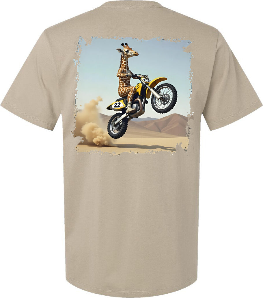 Giraffe Motocross Tee
