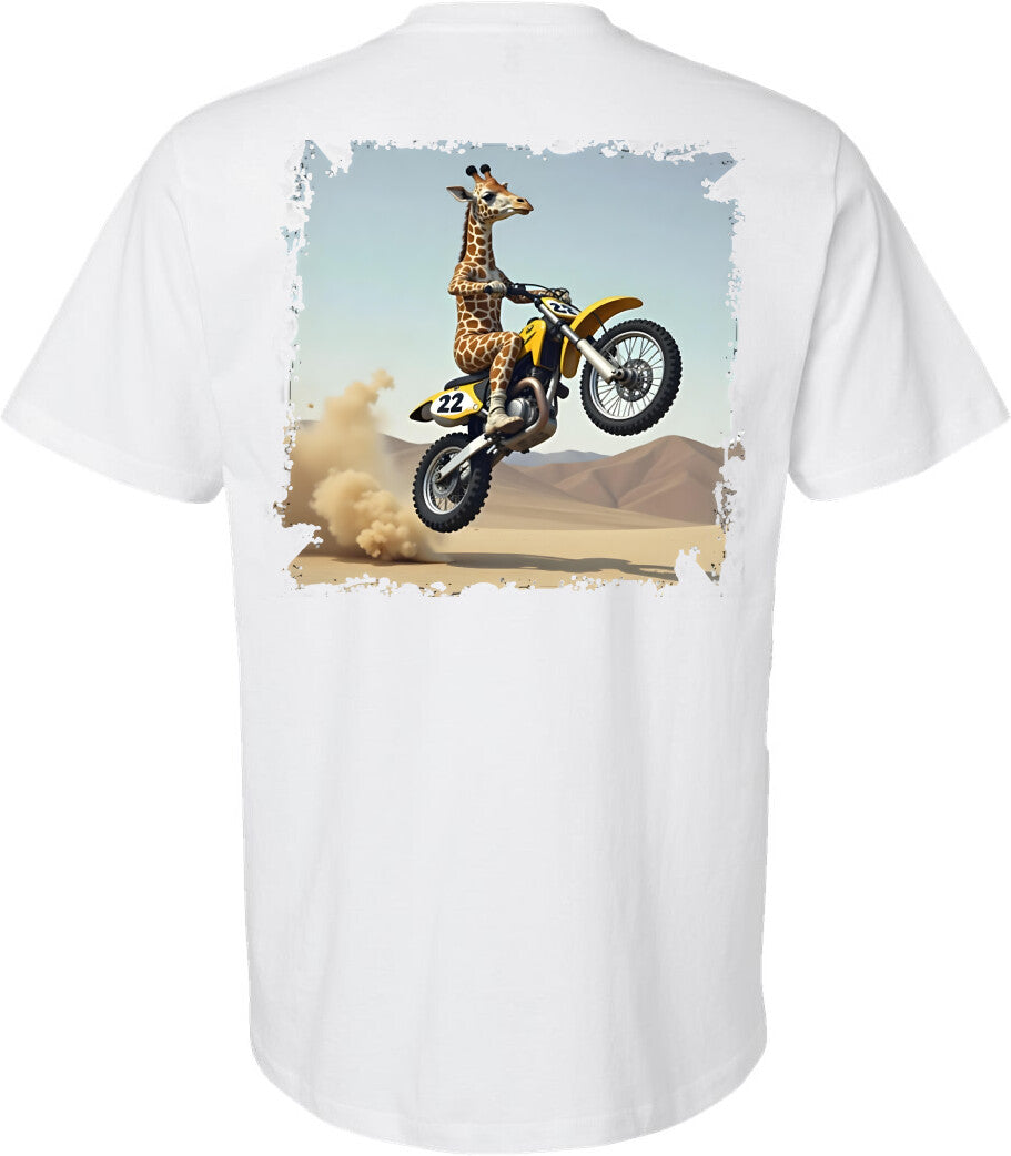 Giraffe Motocross Tee
