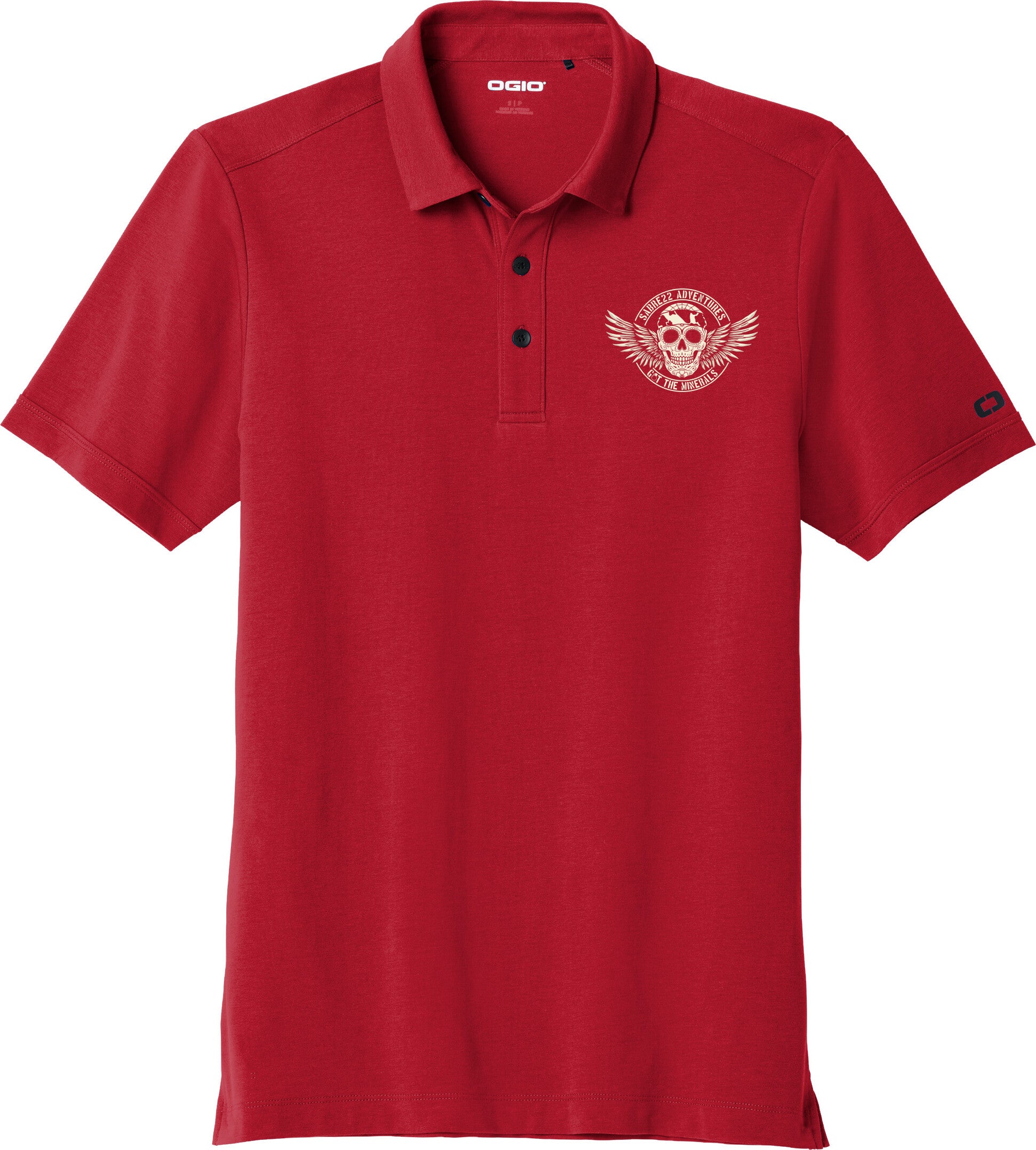 The OG WINGED SKULL Polo Shirt