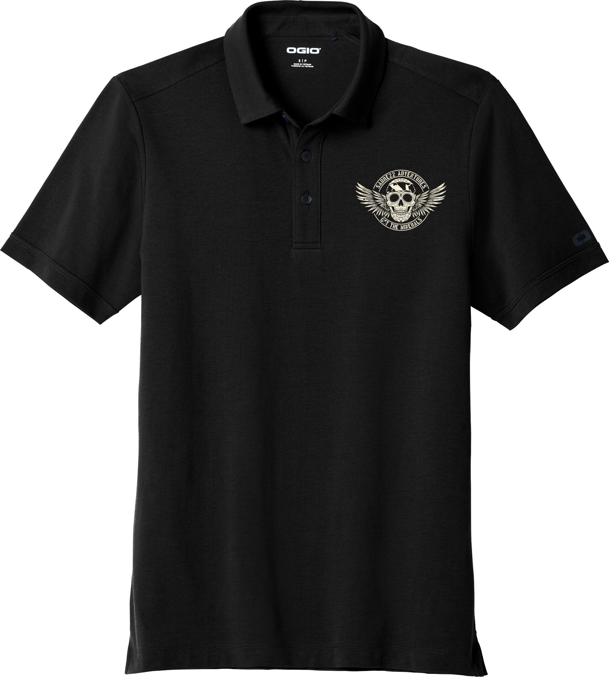 The OG WINGED SKULL Polo Shirt