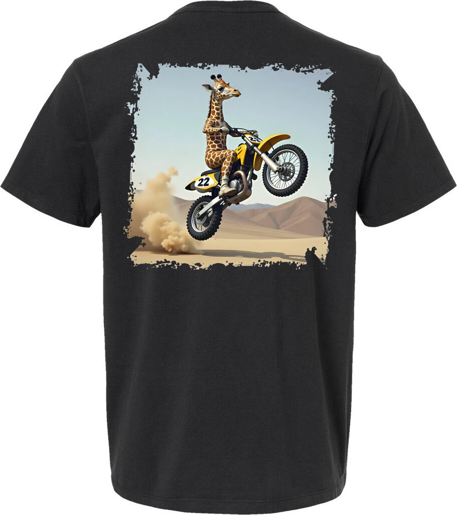 Giraffe Motocross Tee