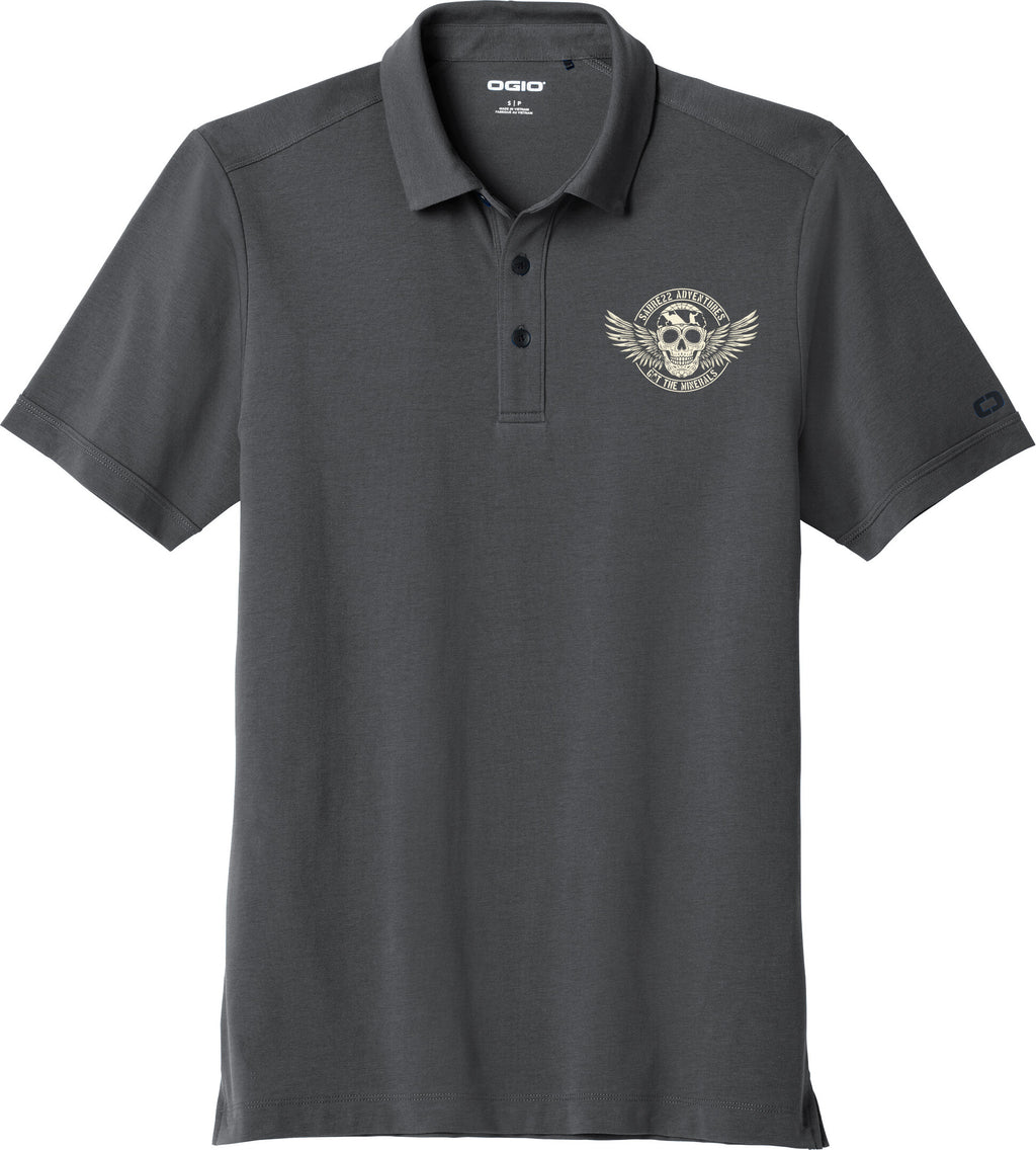 The OG WINGED SKULL Polo Shirt