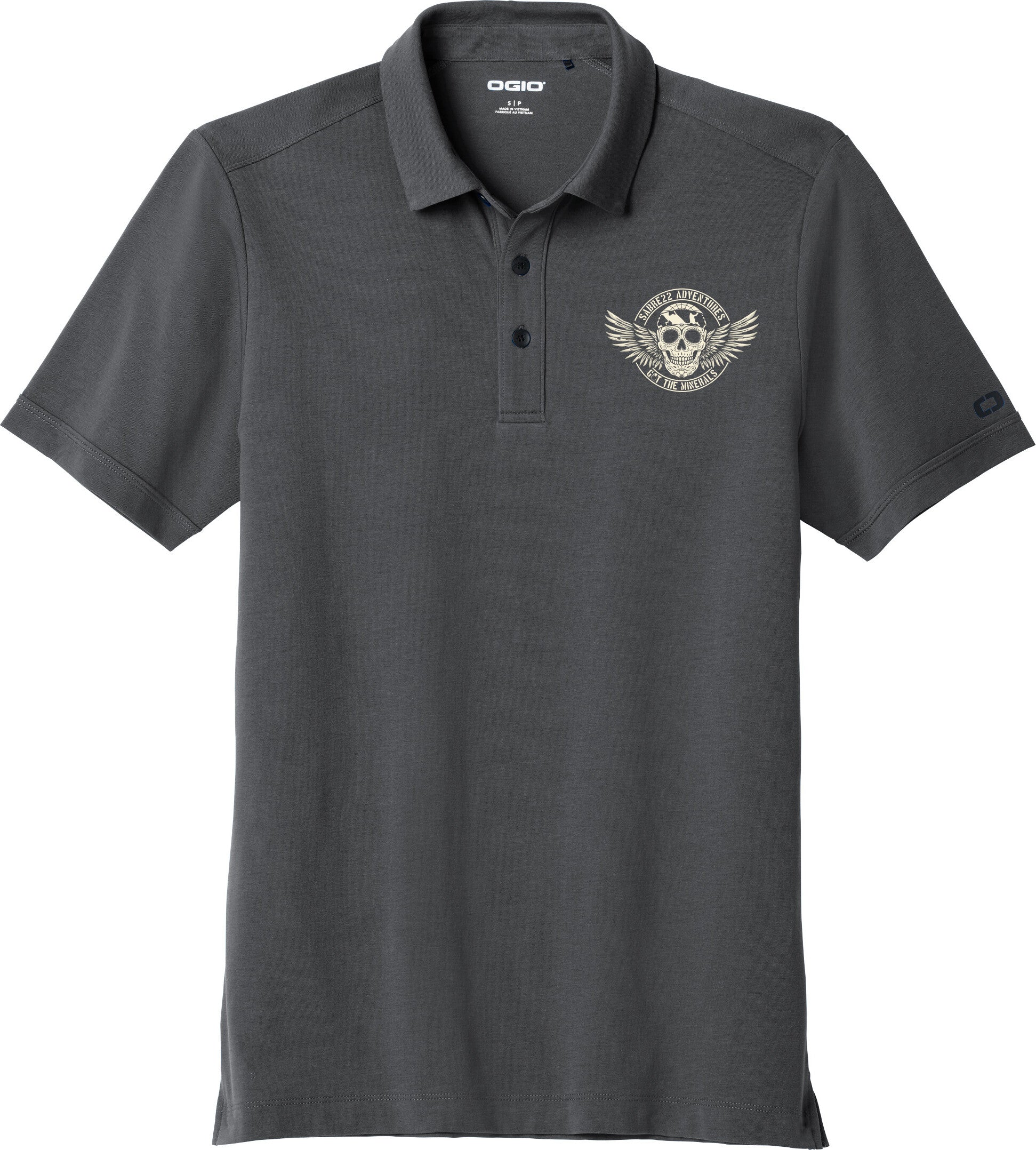 The OG WINGED SKULL Polo Shirt