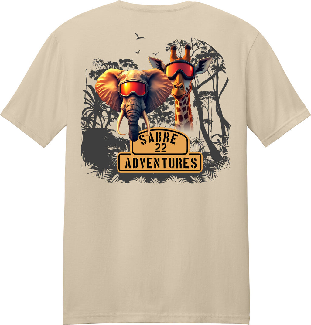 Adventure Wildlife Unisex Tee, Animal Lover Gift, Safari Trip Shirt, Nature Enthusiast Apparel, Travel Souvenir Tee