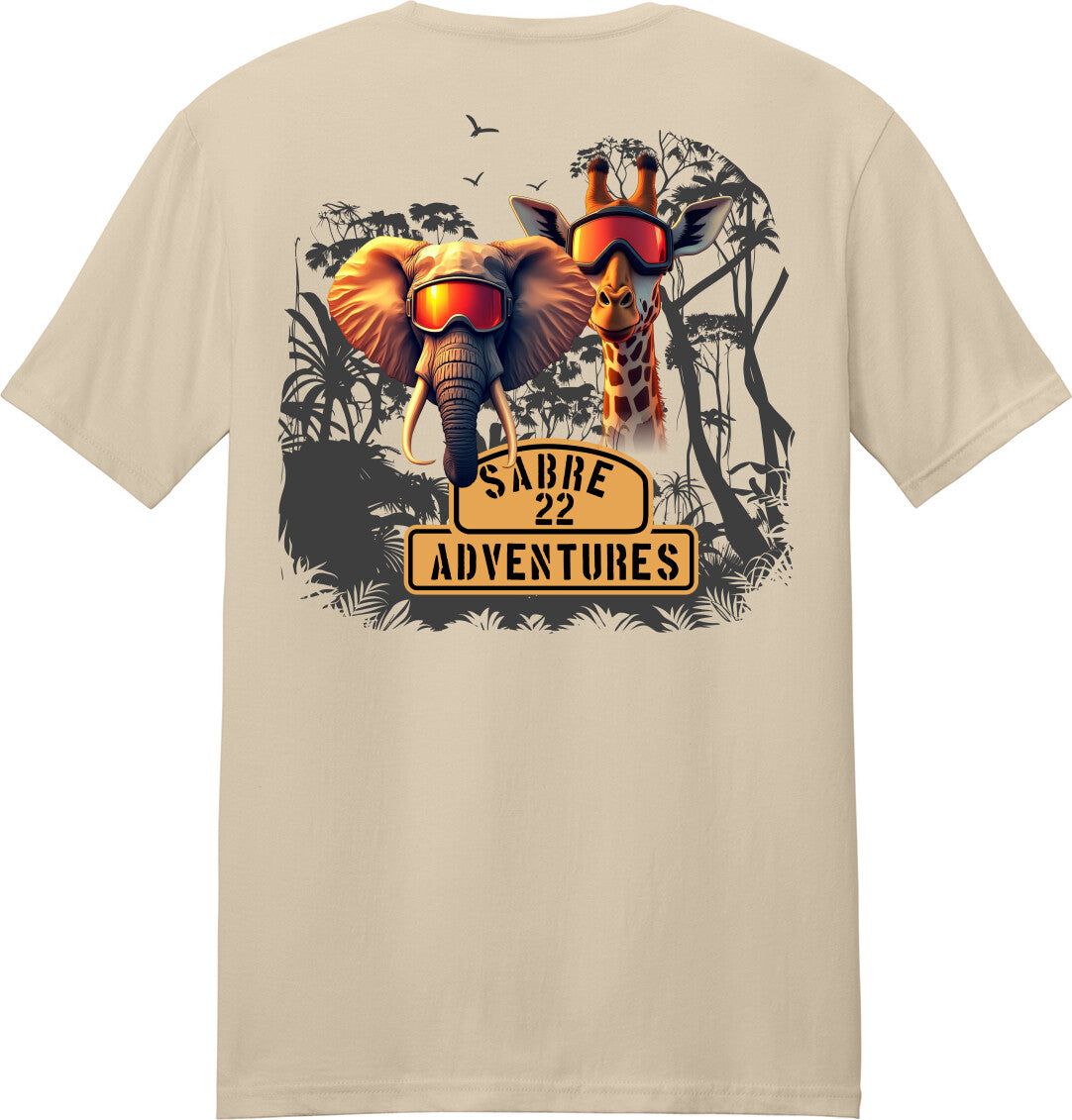 Adventure Wildlife Unisex Tee, Animal Lover Gift, Safari Trip Shirt, Nature Enthusiast Apparel, Travel Souvenir Tee