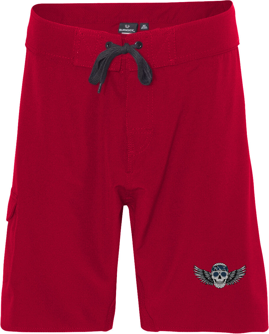 GTM CHILL ZONE Fleece Sweat Shorts with OG Winged Skull